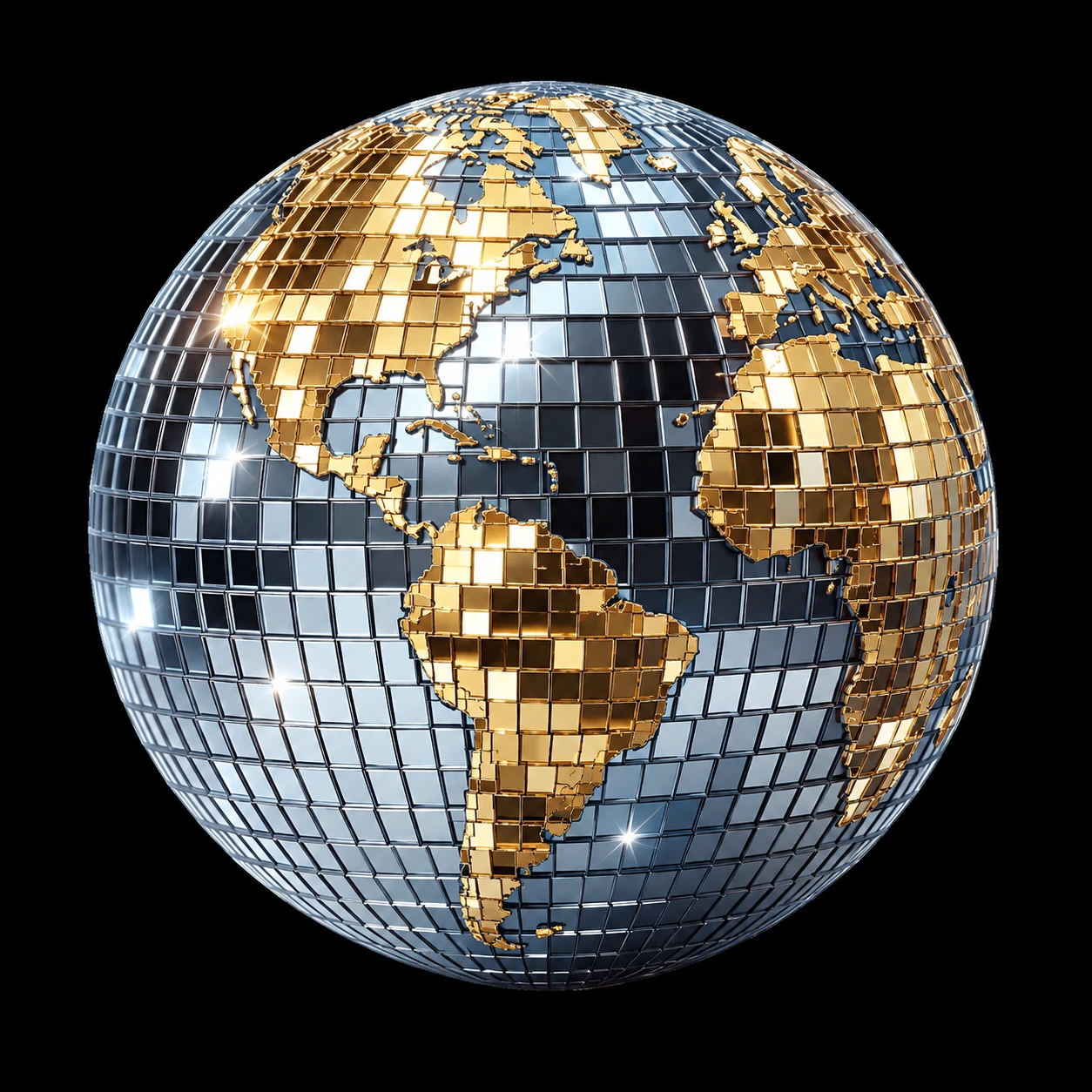 Disco Ball Earth 2